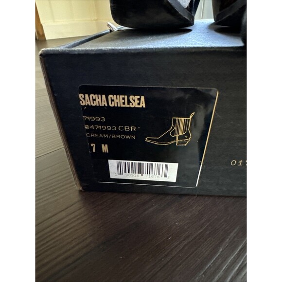 Frye Sacha Chelsea Boot Cowhide Cow print Women’s Sz 7 - Picture 6 of 6